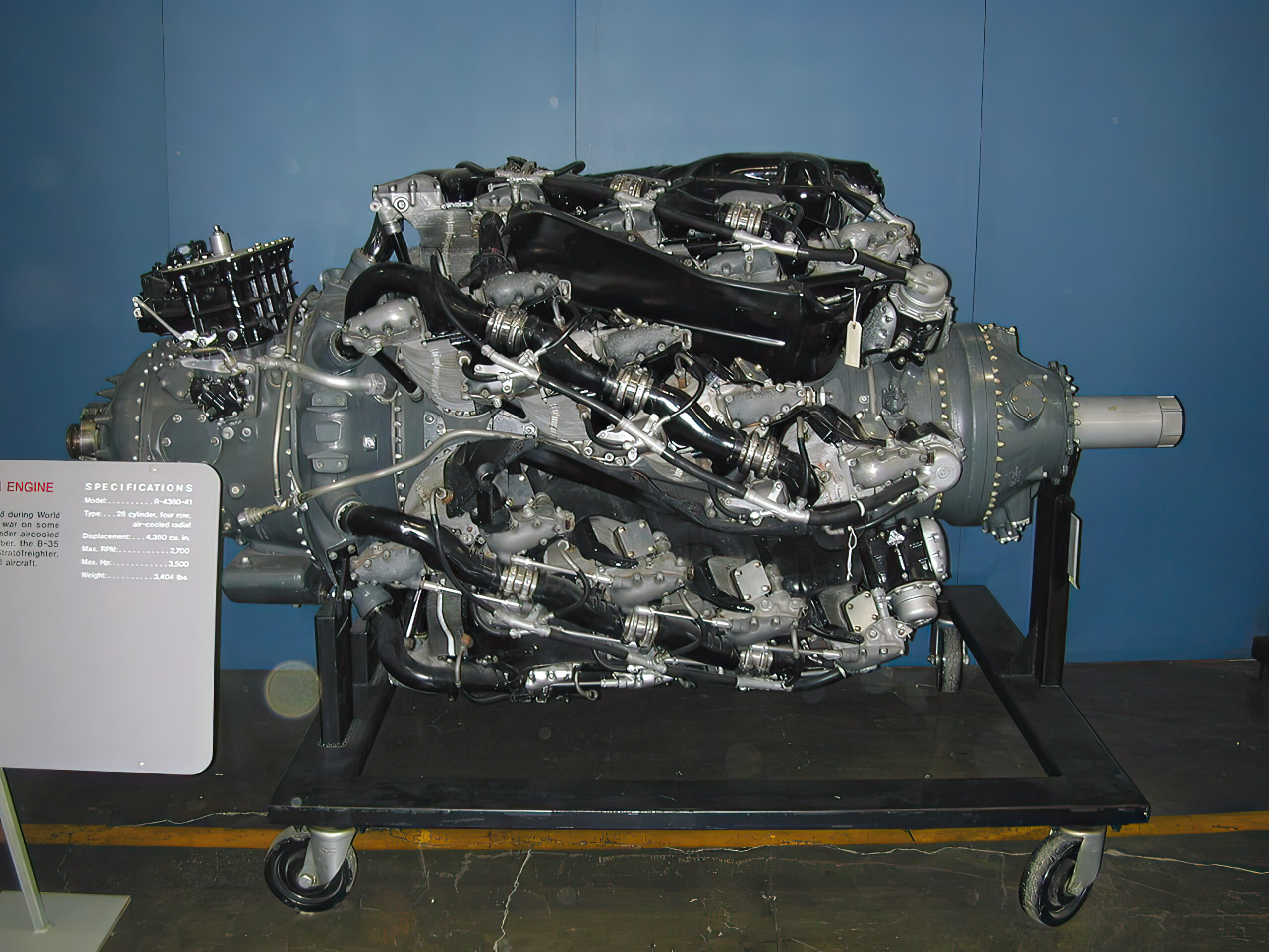 Pratt & Whitney R-4360 Wasp Major Engine