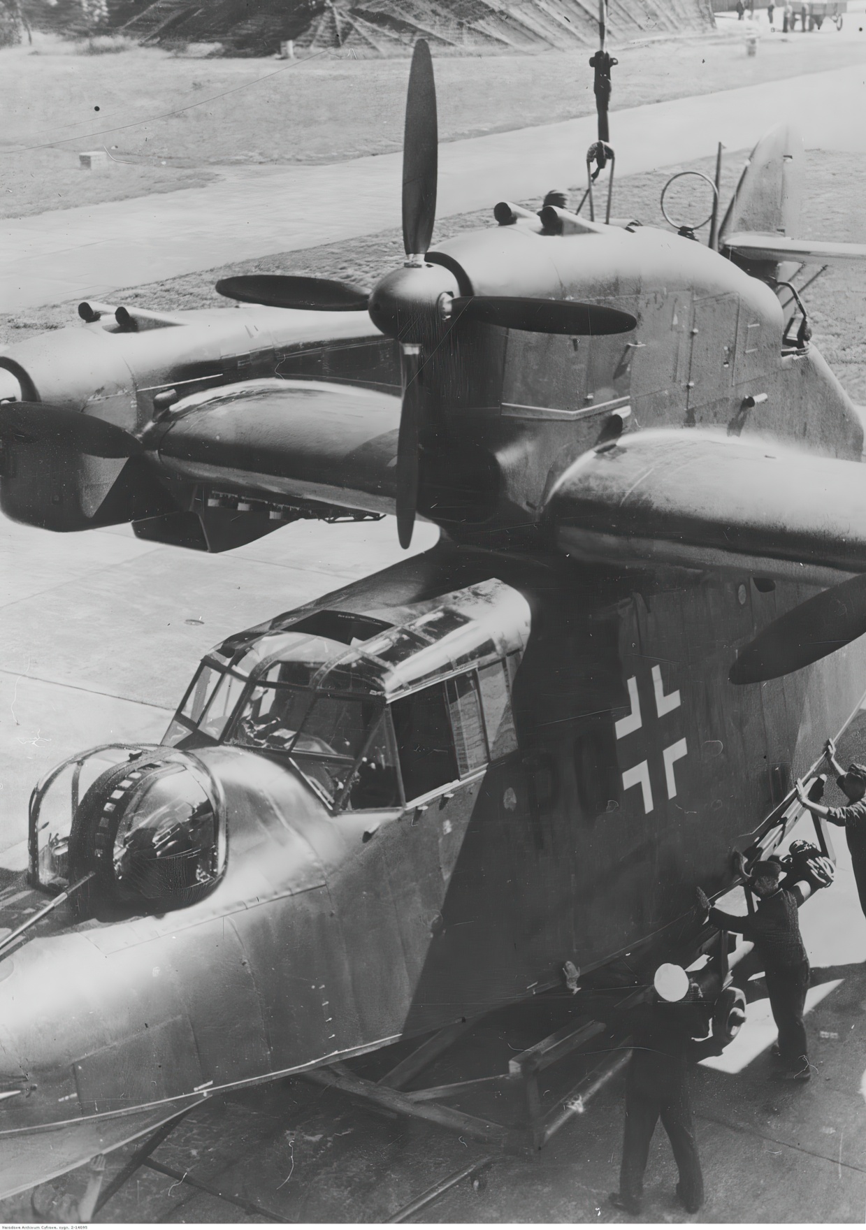 The crew of the Blohm & Voss BV 138 flying boat