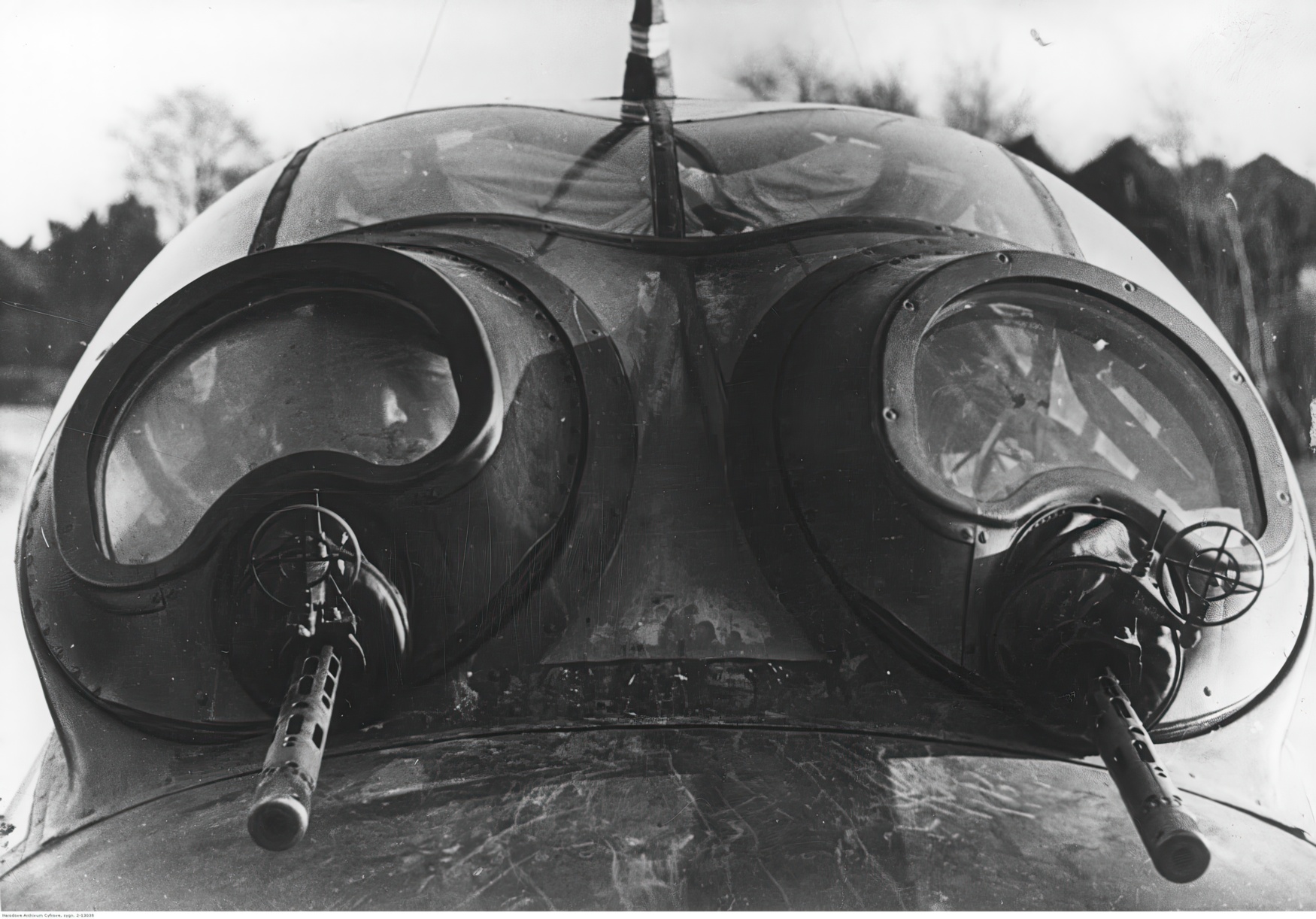 The rear-facing defensive armament of the Ju 88 A-4