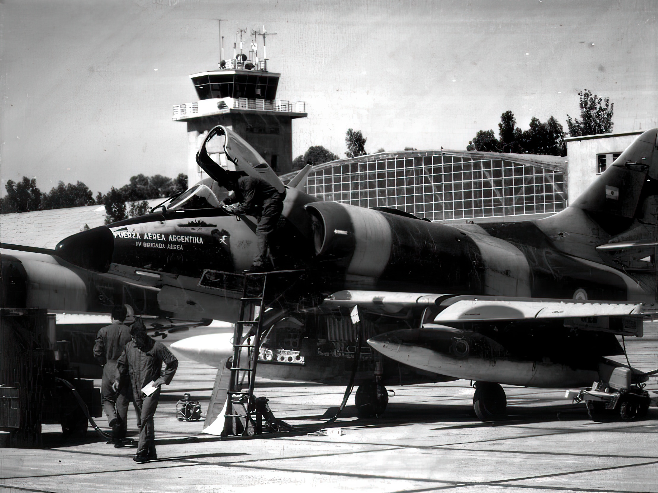 Douglas A-4C Skyhawk from IV Brigada Aérea during the Falklands War