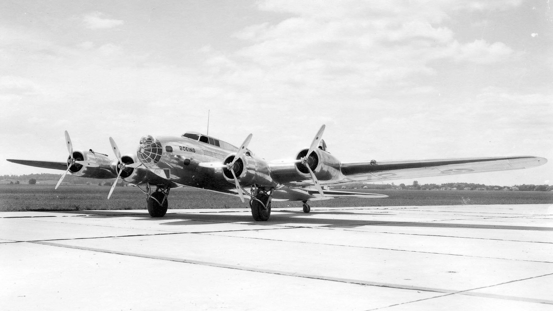 Boeing XB-17 (Model 299). (U.S. Air Force photo) 1935