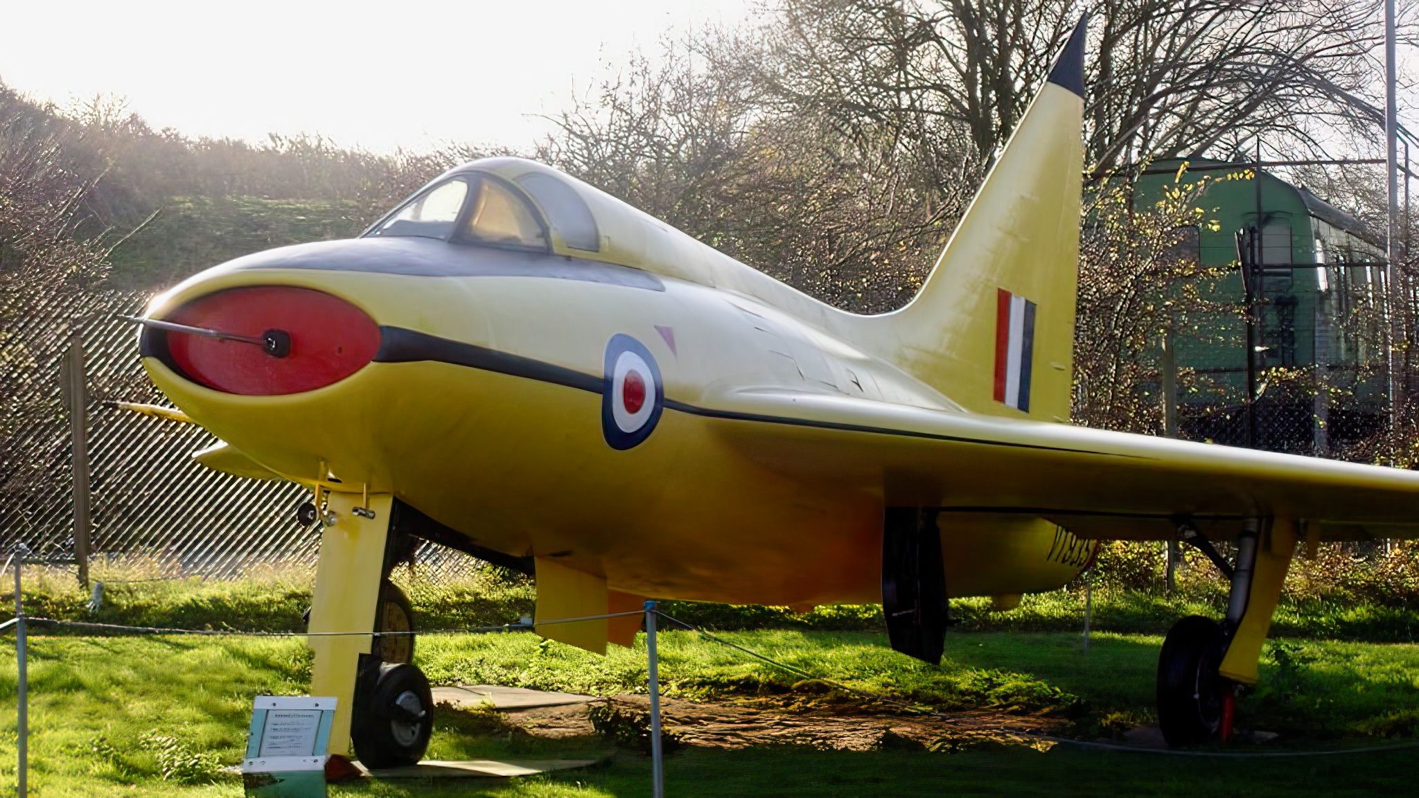 The Boulton Paul 111A (serial number VT935) on display at the Midland Air Museum, Coventry, England