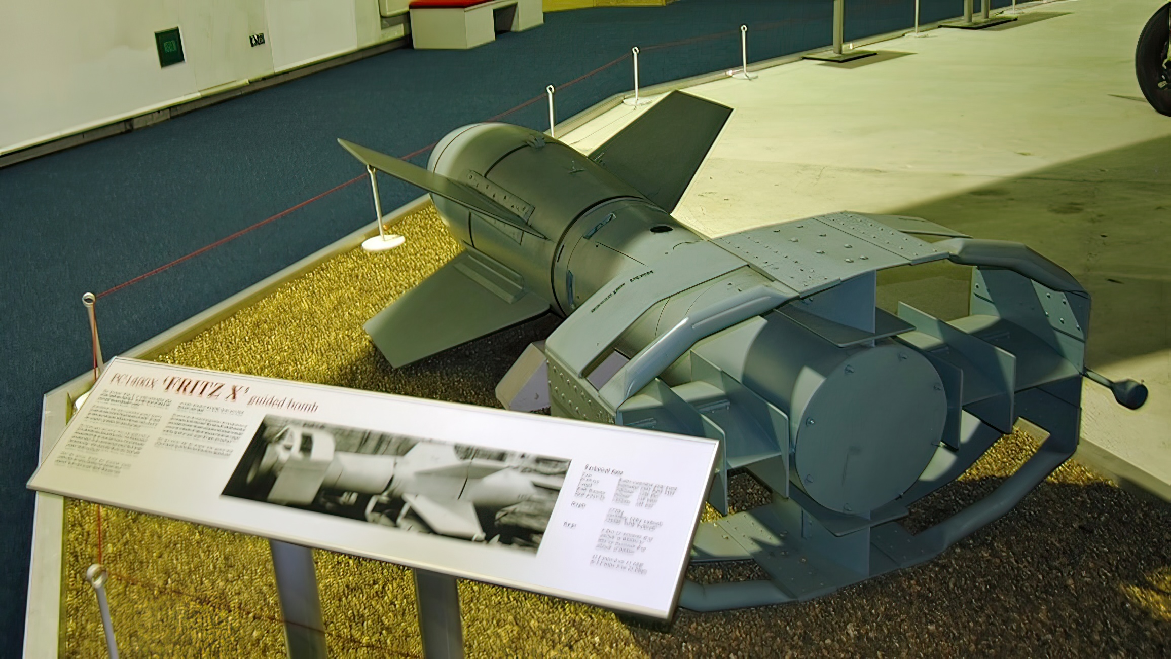 Fritz X ( Air-to-Ship Wireless Guided Gliding Bomb)