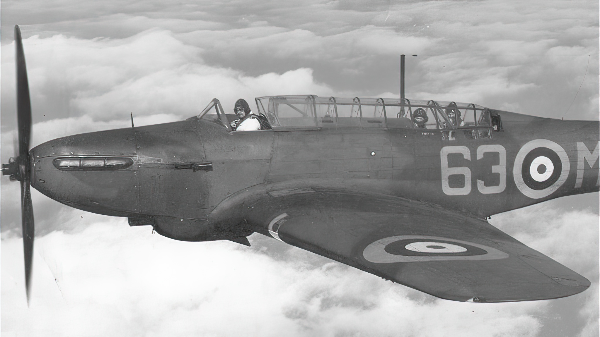 Fairey Battle, K7650/63-M, of No. 63 Squadron, RAF Benson, November 1939. No. 63 was the first operational squadron to be equipped with the type