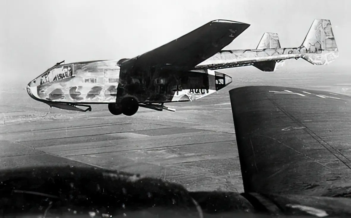 A German Gotha Go 242 glider in flight