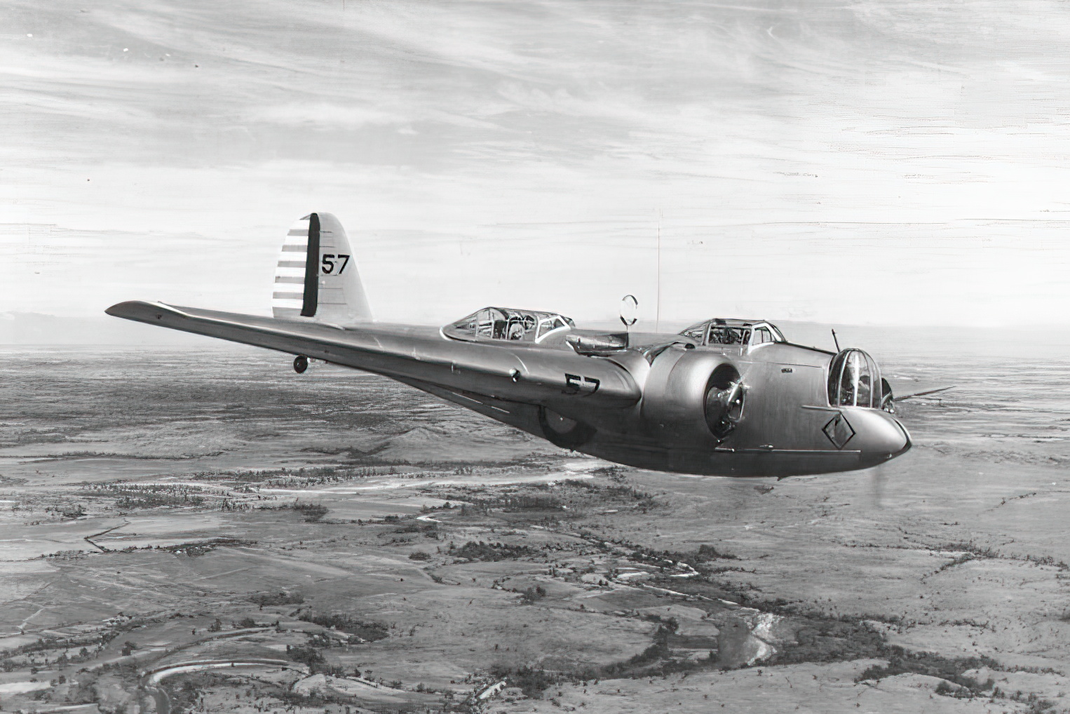 Martin B-10B of the 28th Bombardment Squadron, US-Bomber 1935