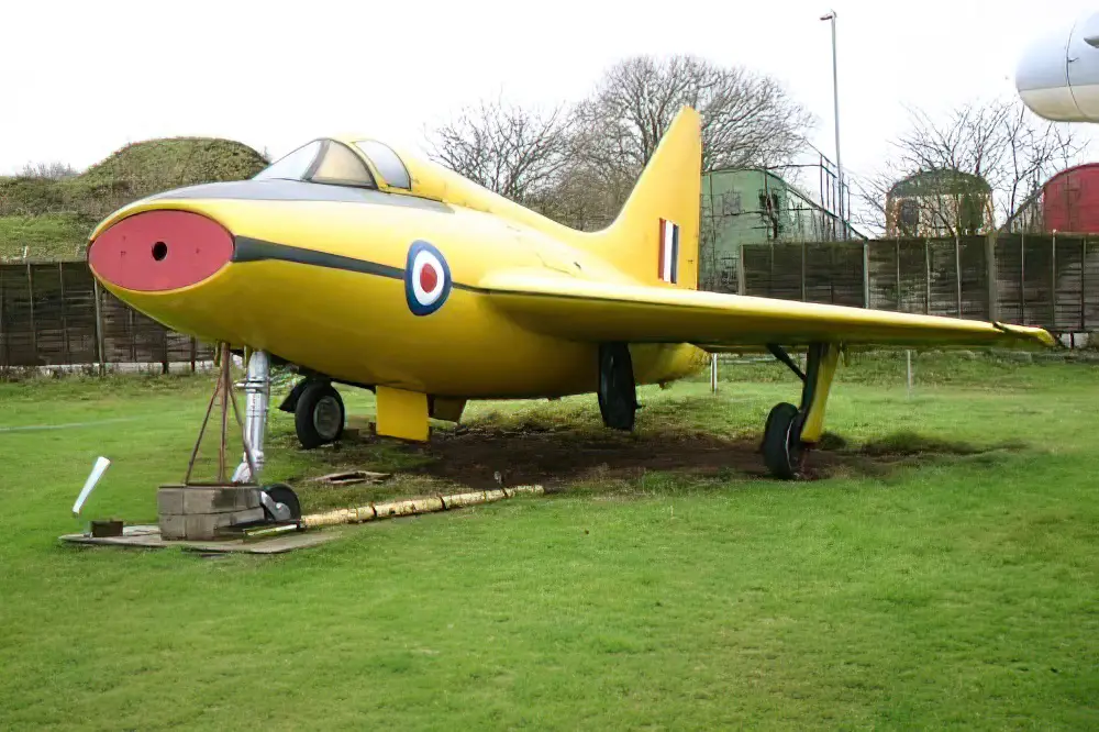 Boulton Paul P.111 AVT 935 on display at the Midland Air Museum near Coventry, England