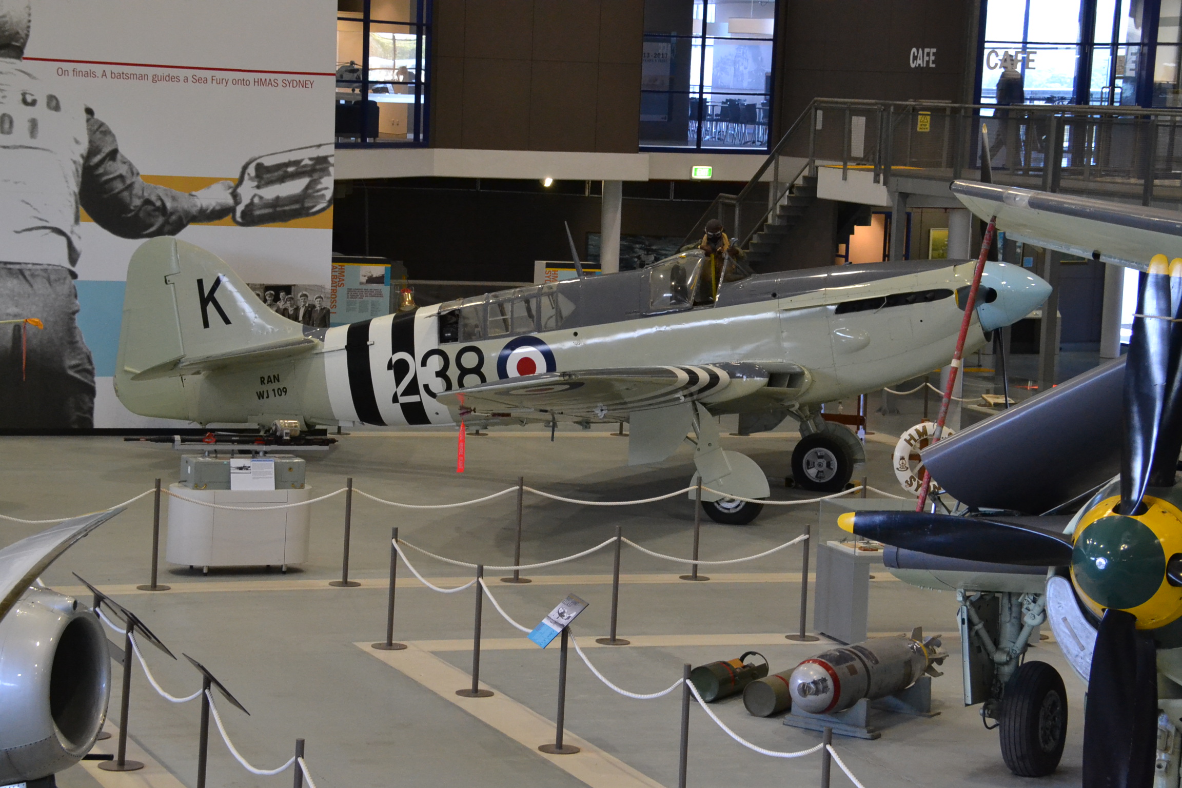 Fairey Firefly TT.6 at the Fleet Air Arm Museum, Nowra, NSW, Australia