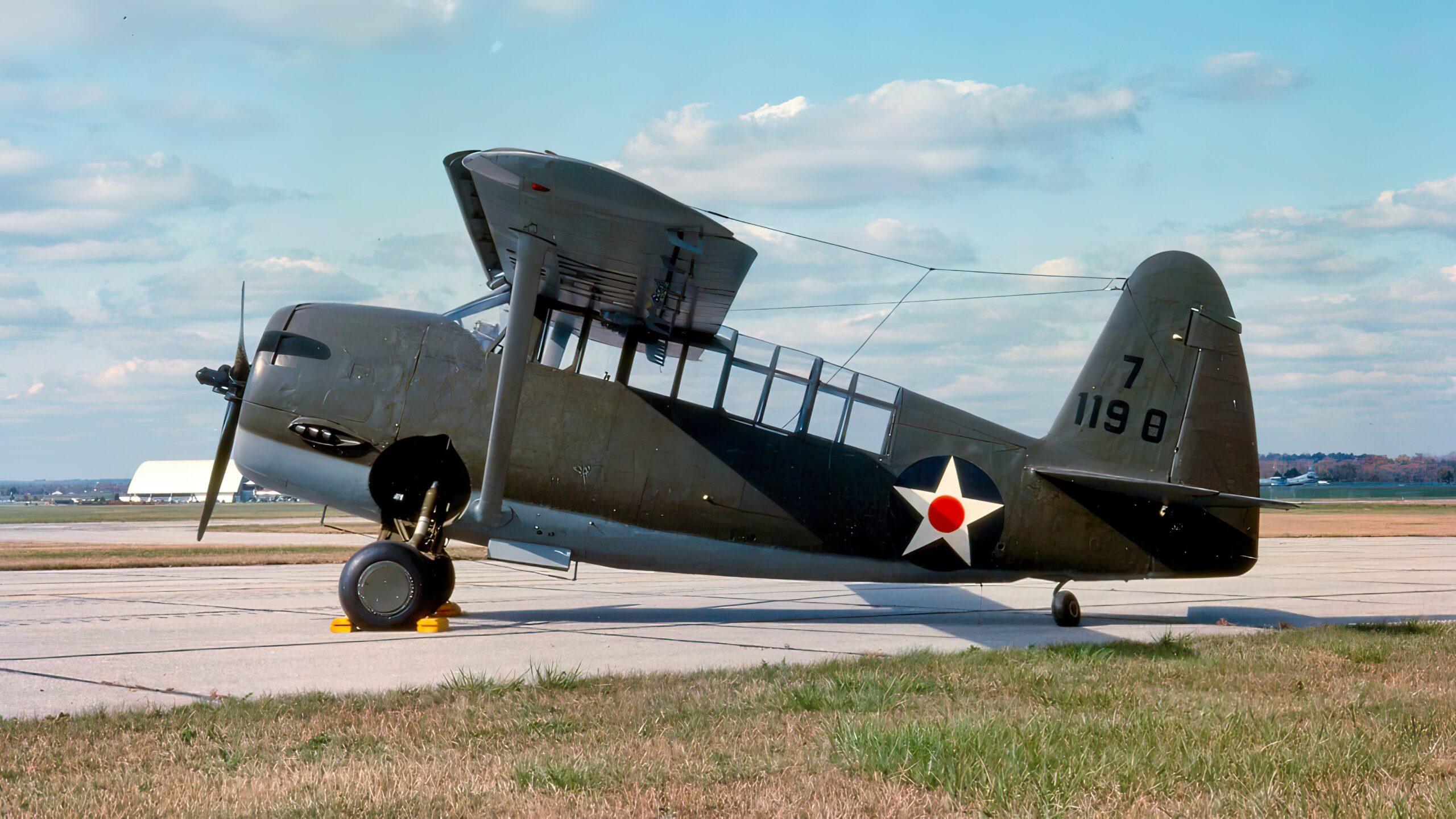 DAYTON, Ohio -- Curtiss O-52 Owl at the National Museum of the United States Air Force. (U.S. Air Force photo)