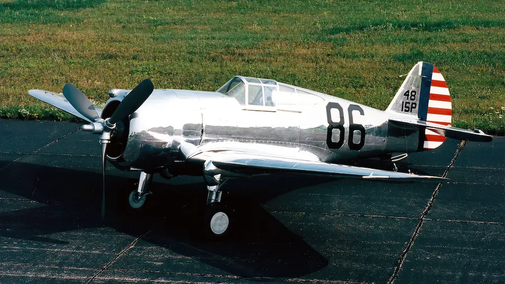 DAYTON, Ohio -- Curtiss P-36A Hawk at the National Museum of the United States Air Force. (U.S. Air Force photo)