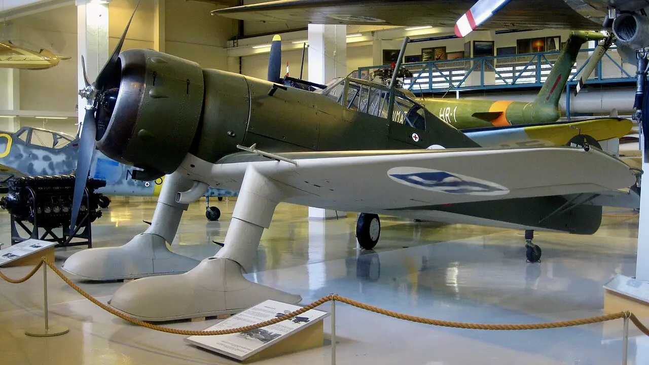 Fokker D.XXI (FR-110) in Aviation Museum of Central Finland