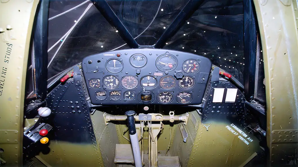 Curtiss O-52 Owl cockpit