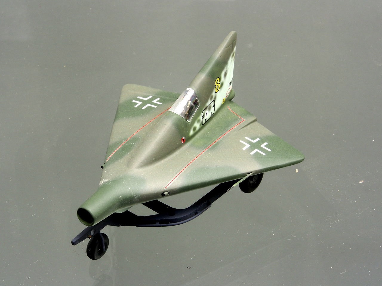 Model of Lippisch P13a at the Technik Museum Speyer