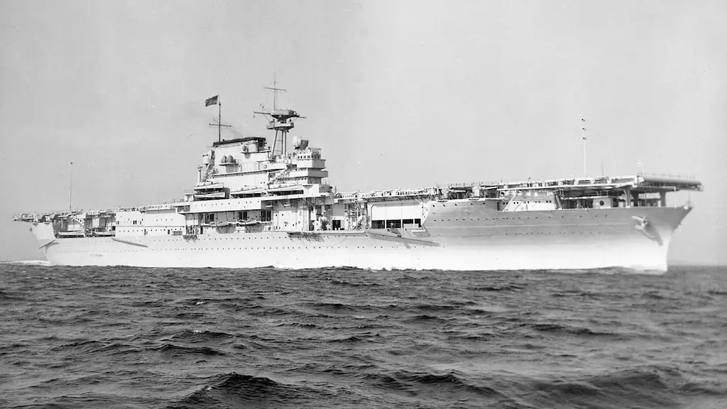 The U.S. Navy aircraft carrier USS Yorktown (CV-5) underway, July 21 1937
