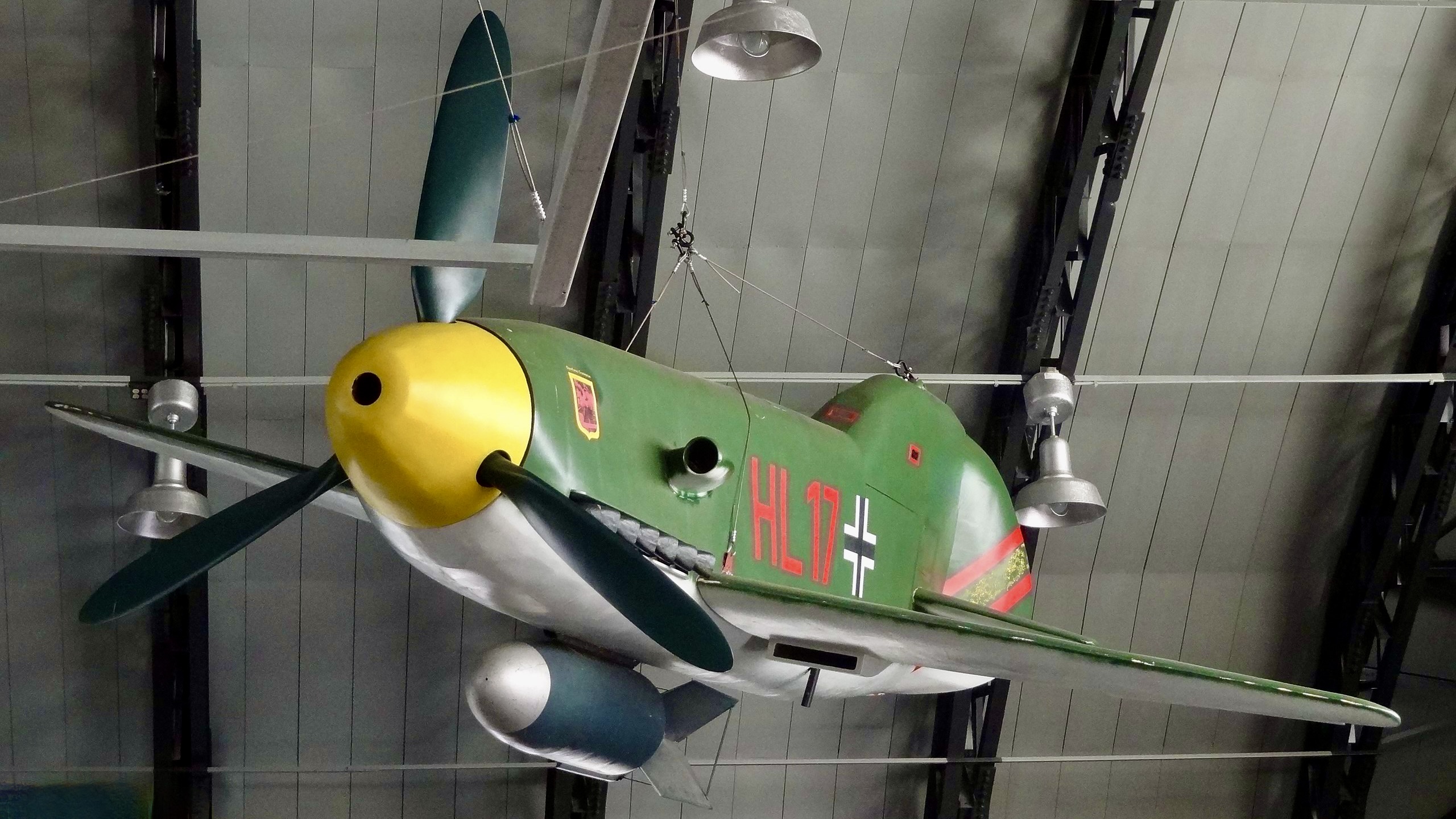 Hütter Hü 136 replica, located at the Military aviation museum in VA