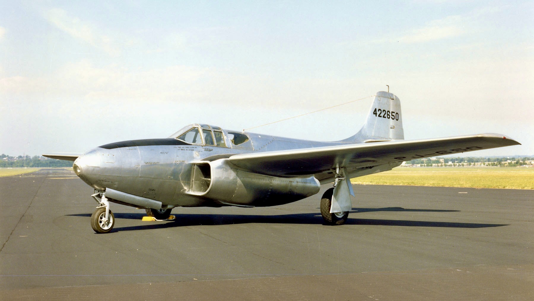 DAYTON, Ohio -- Bell P-59B Airacomet at the National Museum of the United States Air Force. (U.S. Air Force photo)
