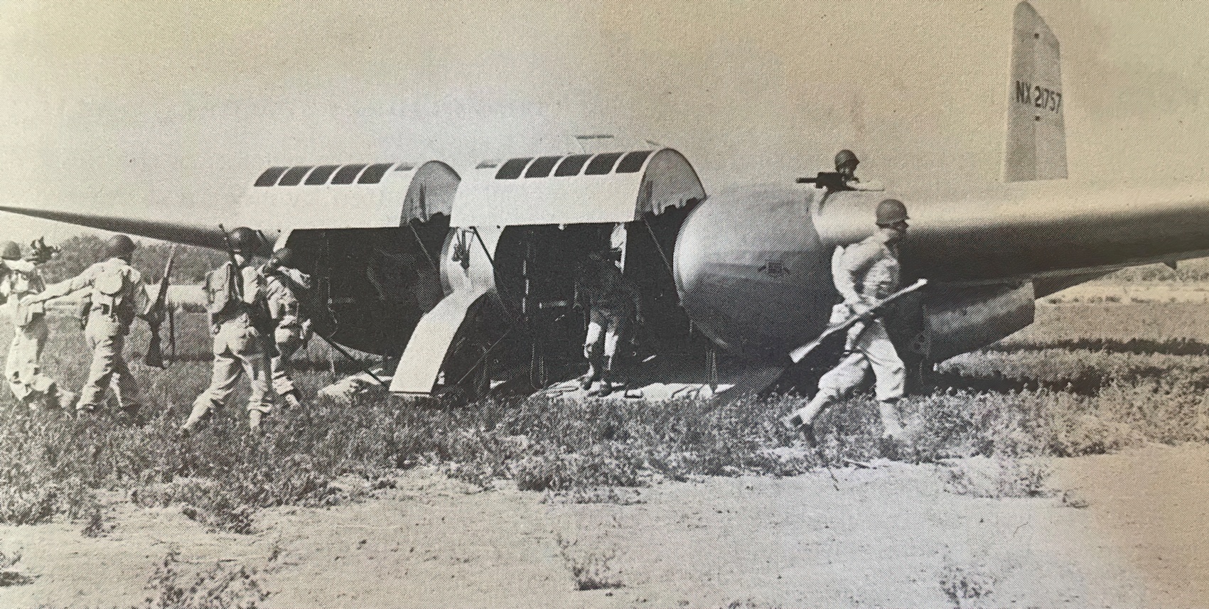 The XCG-16 demonstrates it's double cargo doors