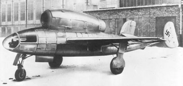 Artist view of the Hs.132A