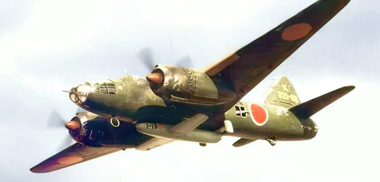 Flying cigar Mitsubishi Betty bomber