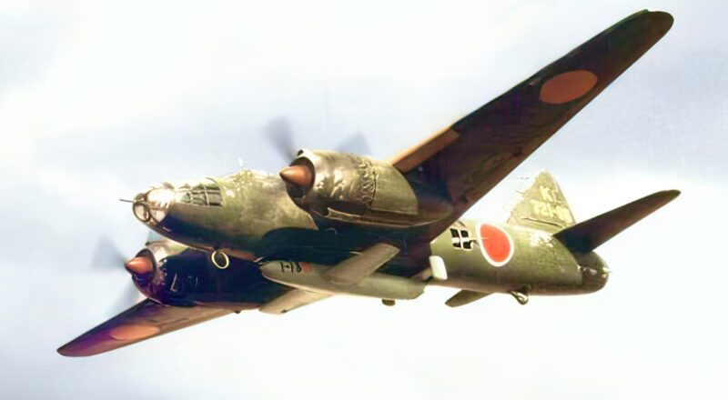 Flying cigar Mitsubishi Betty bomber