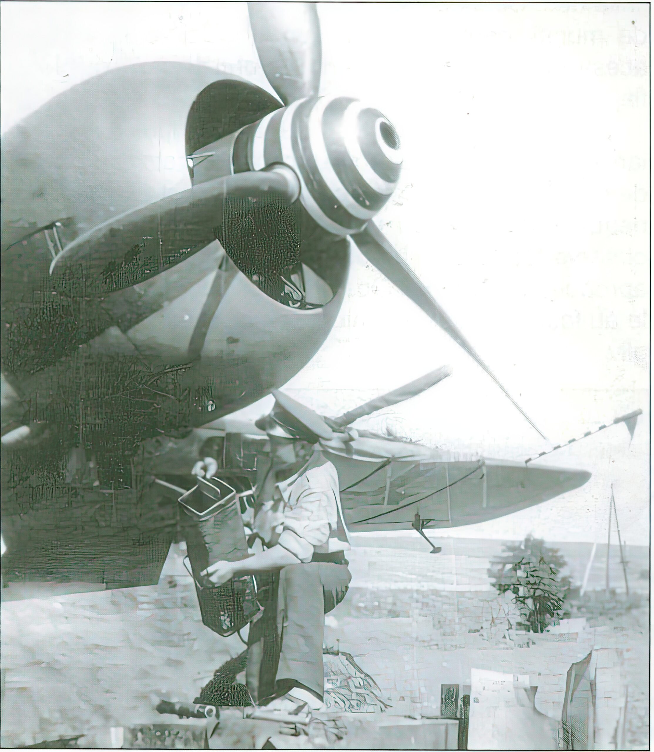 Spirals on a german ww2 aircraft