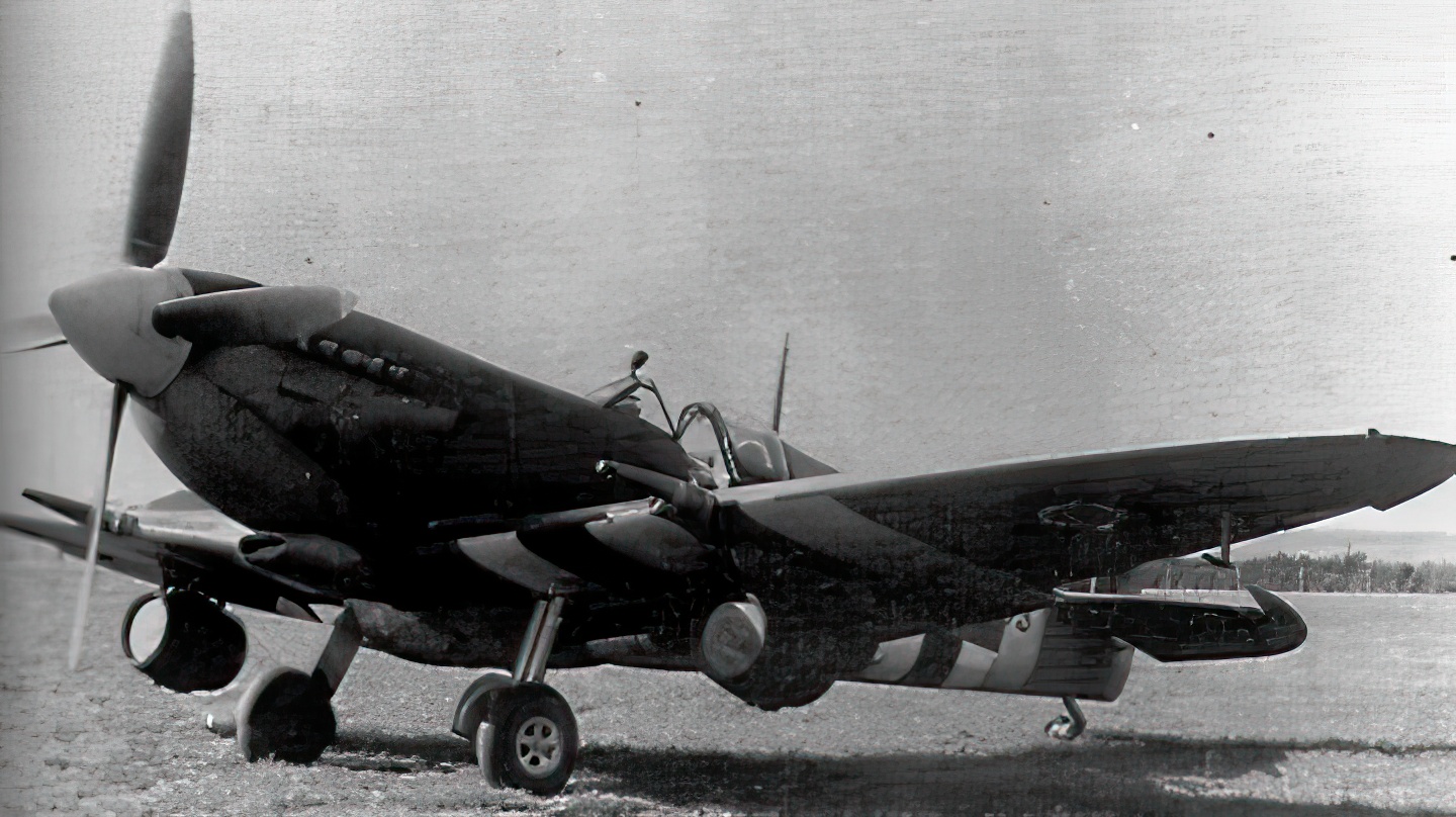 Spitfire carrying beer barrels.Photo: RV1864 CC BY-NC-ND 2.0