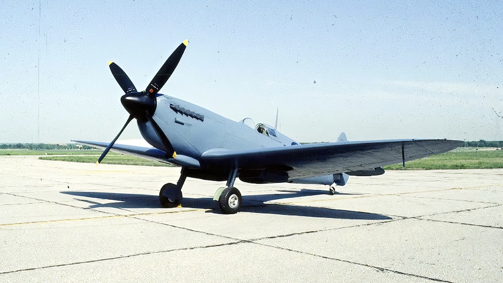 DAYTON, Ohio -- Supermarine Spitfire Mk XI at the National Museum of the United States Air Force. (U.S. Air Force photo)