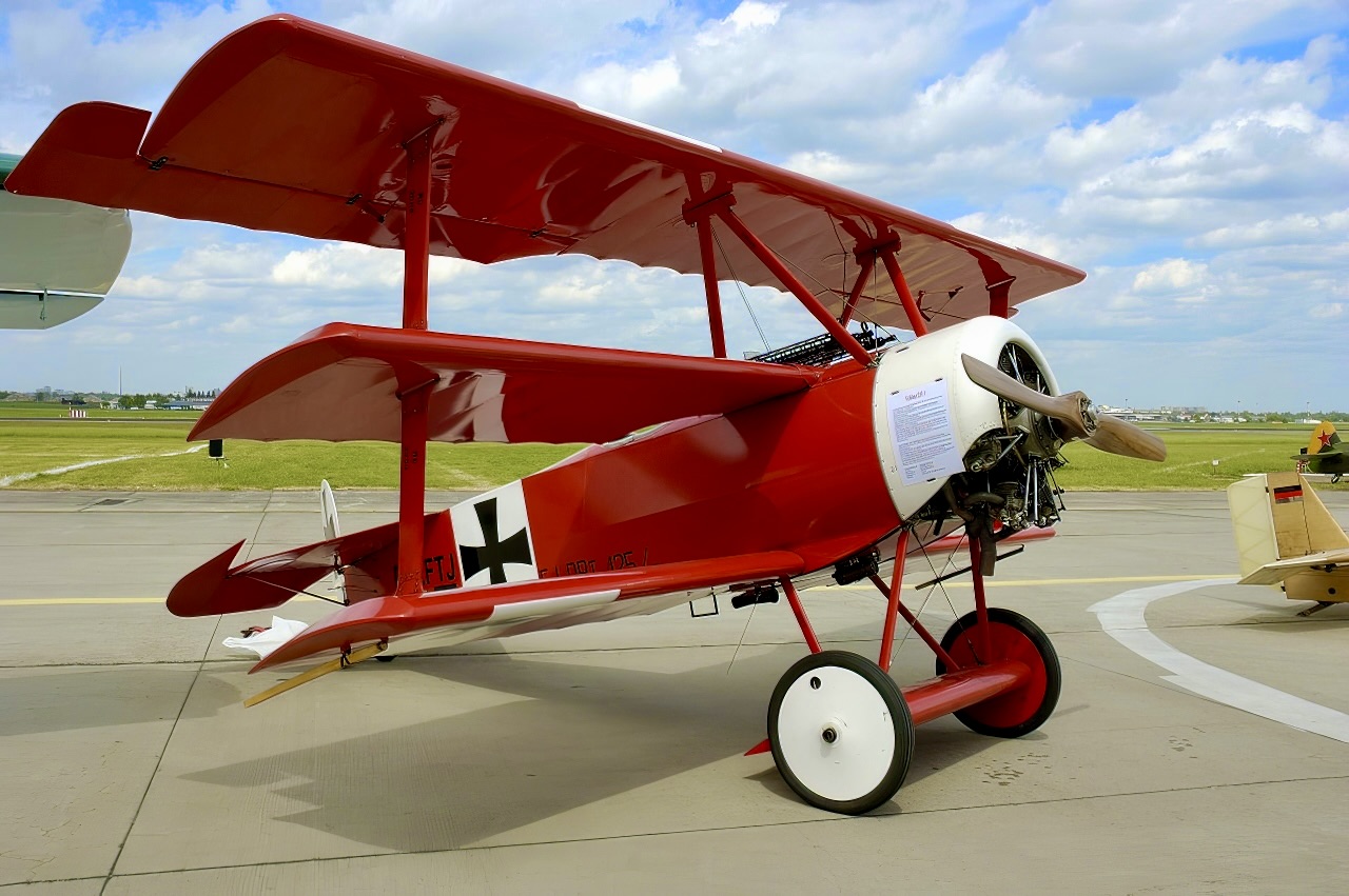 Replica of Richthofen's Fokker Dr.I triplane