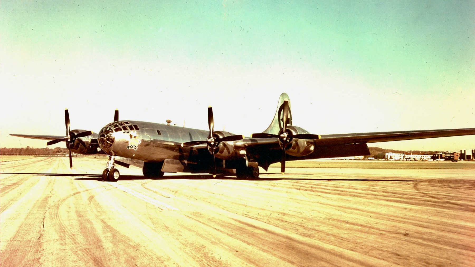 DAYTON, Ohio -- Boeing B-29 Superfortress "Bockscar" at the National Museum of the United States Air Force. (U.S. Air Force photo)