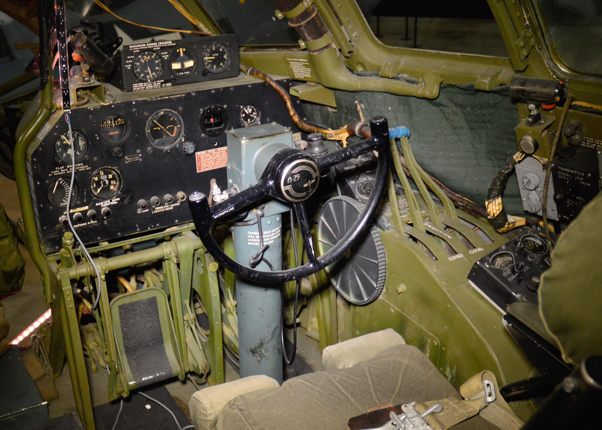 B-29 cockpit