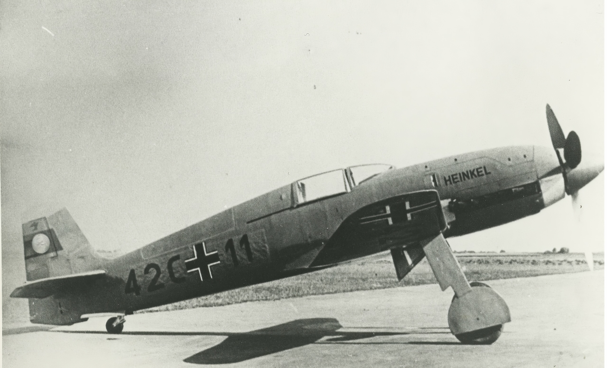 He 100 V8 prototype, 1938