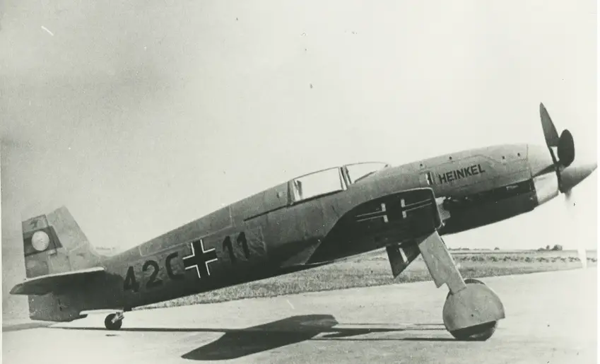 He 100 V8-Prototyp, 1938