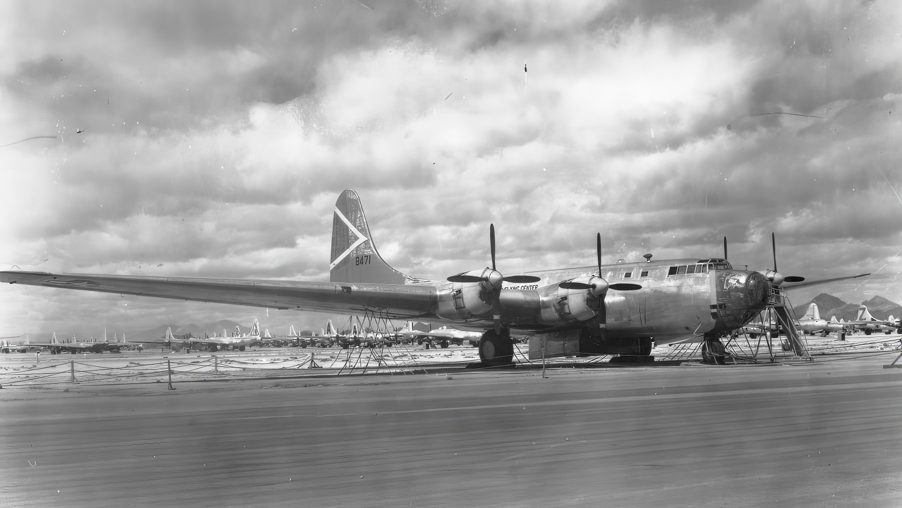 XB-19A at Davis-Monthan Air Force Base before scrapping.