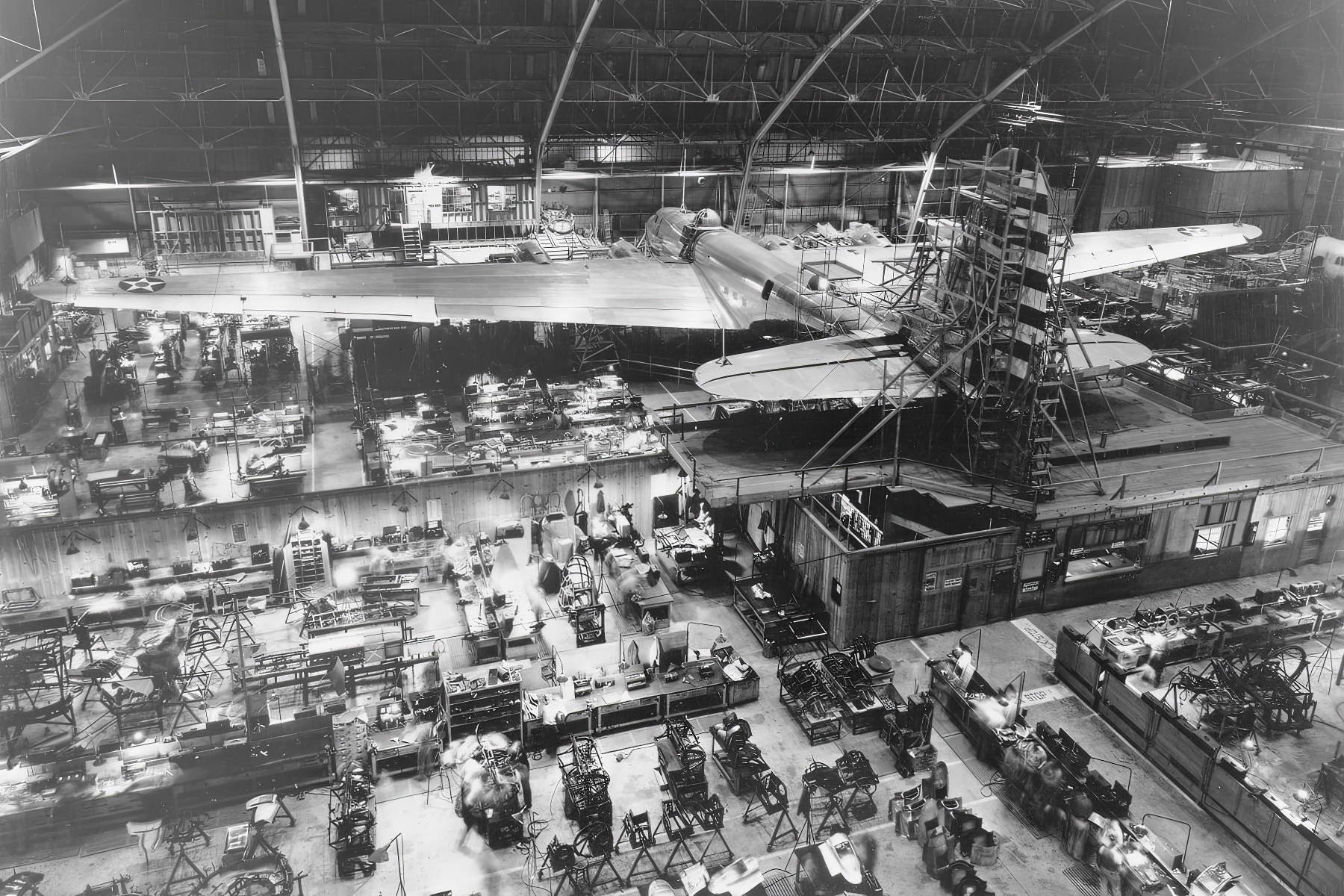 Douglas XB-19 under construction. (U.S. Air Force photo)